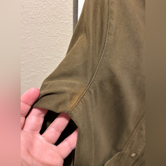 Sezane Will Cotton Chore Barn Utility Modern Jacket Green , sie Small - Picture 8 of 9